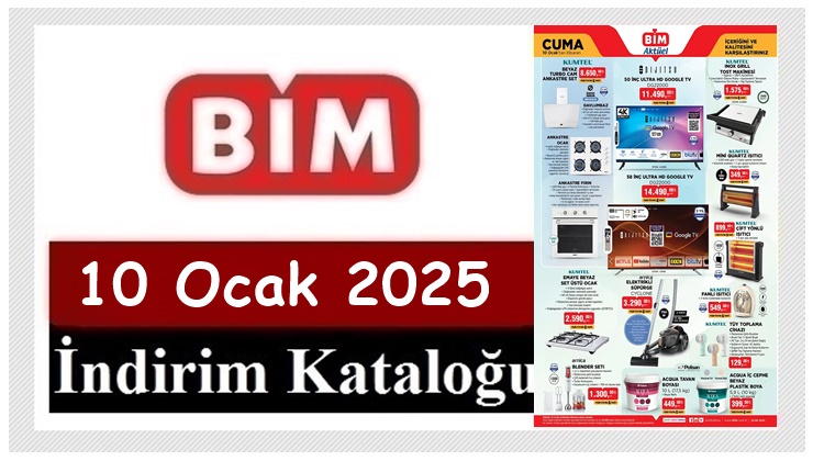 10 Ocak 2025 BİM Aktüel Ürünler Kataloğu