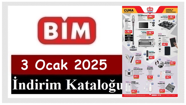 3 Ocak 2025 BİM Aktüel Ürünler Kataloğu