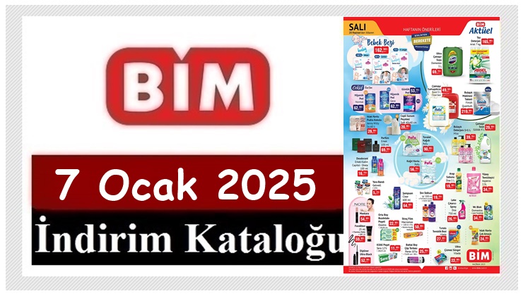 7 Ocak 2025 BİM Aktüel Ürünler Kataloğu