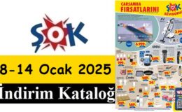 8-14 Ocak 2025 ŞOK Aktüel Ürünler Kataloğu