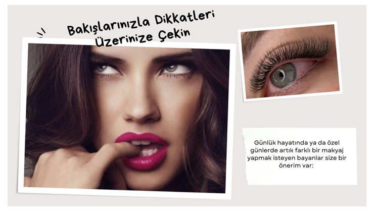 Bakışlarınızla dikkatleri üzerinize çekin