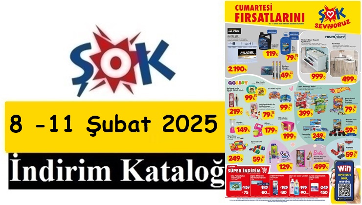 8-11 Şubat 2025 ŞOK Aktüel Ürünler Kataloğu