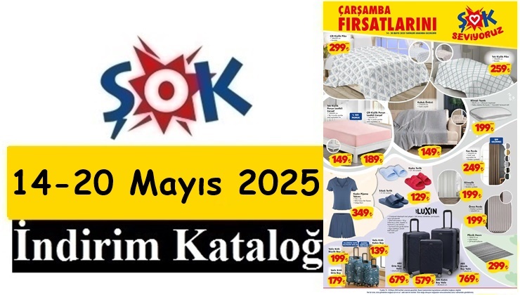 14 Mayıs 2025 ŞOK Aktüel Ürünler Kataloğu