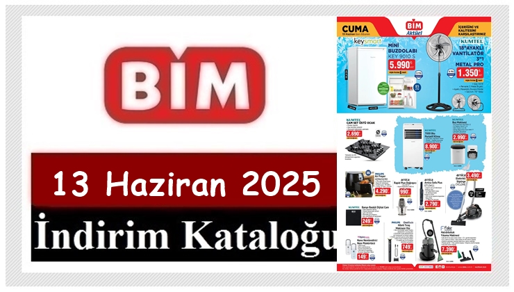 13 Haziran 2025 BİM Aktüel Ürünler Kataloğu