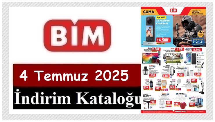 04 Temmuz 2025 BİM Aktüel Ürünler Kataloğu