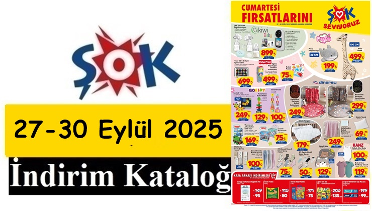 27 Eylül 2025 ŞOK Aktüel Ürünler Kataloğu