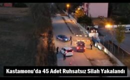 Kastamonu’da 45 Adet Ruhsatsız Silah Yakalandı