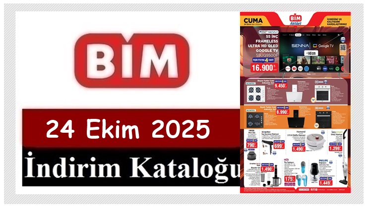 24 Ekim 2025 BİM Aktüel Ürünler Kataloğu