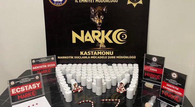 Kastamonu’da Zehir Tacirlerine Operasyon