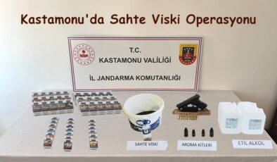 Kastamonu’da Sahte Viski Operasyonu, Çok Sayıda Gözaltı Var