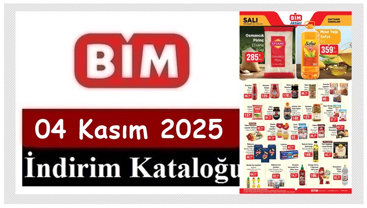 04 Kasım 2025 BİM Aktüel Ürünler Kataloğu