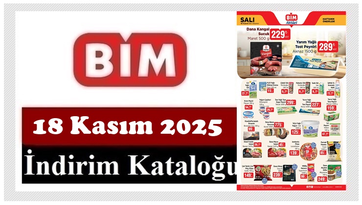 18 Kasım 2025 BİM Aktüel Ürünler Kataloğu