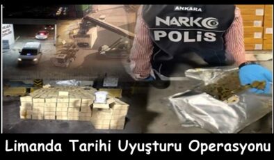 Kocaeli Derince Limanında Tarihi Operasyon: 1 Ton 508 Bin Kilogram Skunk Uyuşturucu Ele Geçirildi