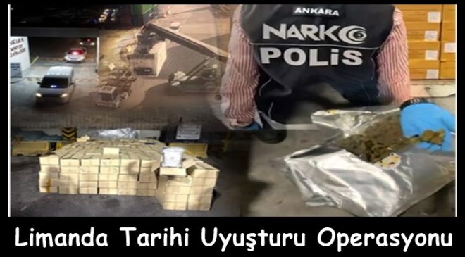 Kocaeli Derince Limanında Tarihi Operasyon: 1 Ton 508 Bin Kilogram Skunk Uyuşturucu Ele Geçirildi