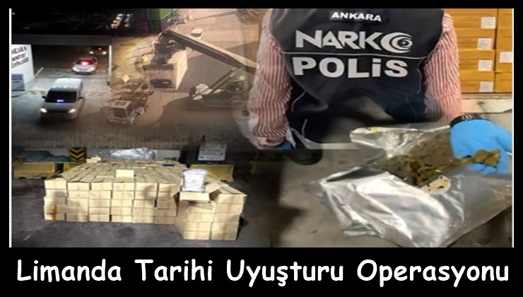 Kocaeli Derince Limanında Tarihi Operasyon: 1 Ton 508 Bin Kilogram Skunk Uyuşturucu Ele Geçirildi