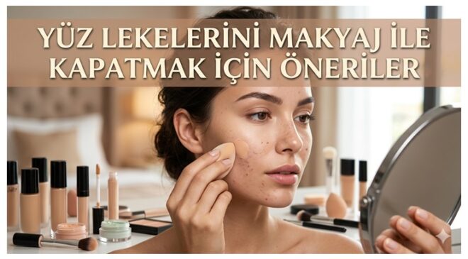 Yüz Lekelerini Makyaj ile Kapatmak İçin Öneriler