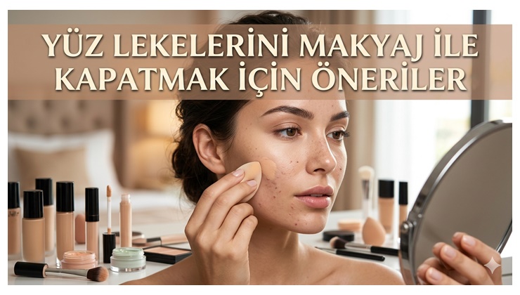 Yüz Lekelerini Makyaj ile Kapatmak İçin Öneriler