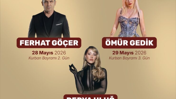 Bodrum’da Bayram Tatili Planlayanlar Müjde! Ferhat Göçer, Ömür Gedik ve Derya Uluğ Aynı Sahnede Buluşuyor!