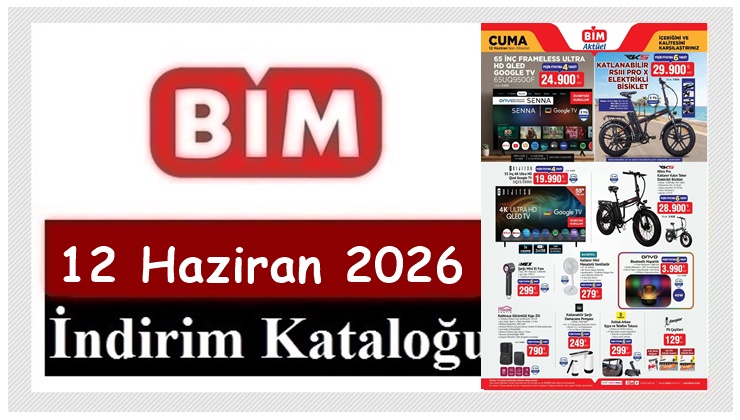 12 Haziran 2026 BİM Aktüel Ürünler Kataloğu