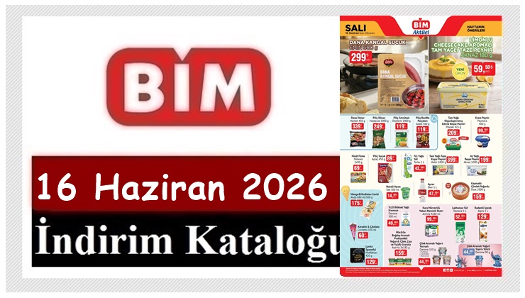16 Haziran 2026 BİM Aktüel Ürünler Kataloğu