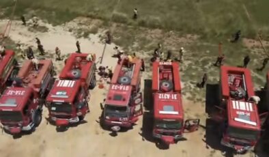 İnsanların Giremediği O Yamaçlara Havadan Müdahale Ettiler!