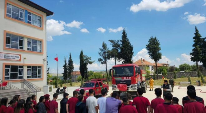Liseli Gençlere Orman Yangınları Farkındalık Eğitimi Verildi