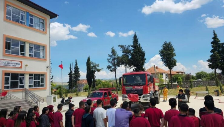 Liseli Gençlere Orman Yangınları Farkındalık Eğitimi Verildi