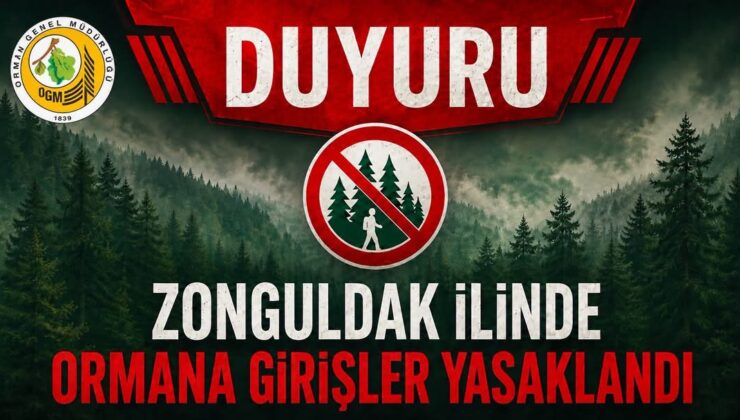 Zonguldak’ta Ormanlara Giriş Yasaklandı!