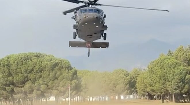 Şelaleden Düşen Yaralı Vatandaş Jandarma Helikopteriyle Kurtarıldı