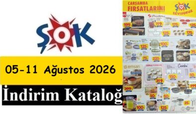 05-11 Ağustos 2026 ŞOK Aktüel Ürünler Kataloğu