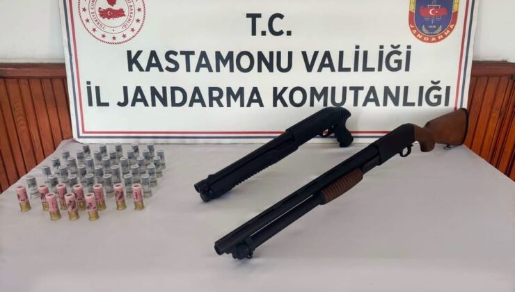 Kastamonu’da Jandarmadan Kaçak Silah Operasyonu: Çok Sayıda Tabanca ve Tüfek Ele Geçirildi!