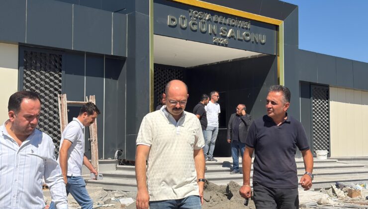 Tosya’ya Bölgenin En Modern Düğün Salonu, Yapımında Sona Gelindi