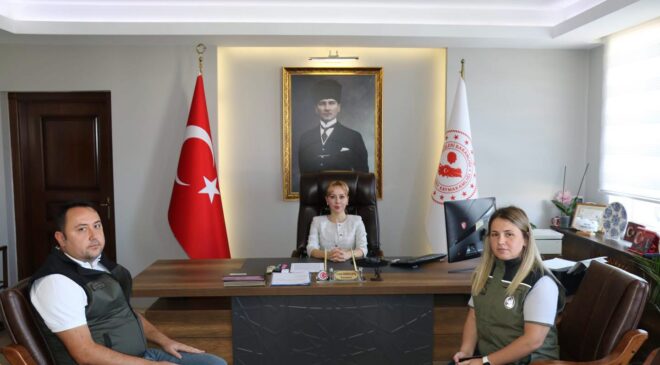 GÖKÇEBEY ORMAN İŞLETME ŞEFLİĞİ’NDE DEVİR TESLİM: KAYMAKAM ŞIKTAŞ’A ANLAMLI ZİYARET!